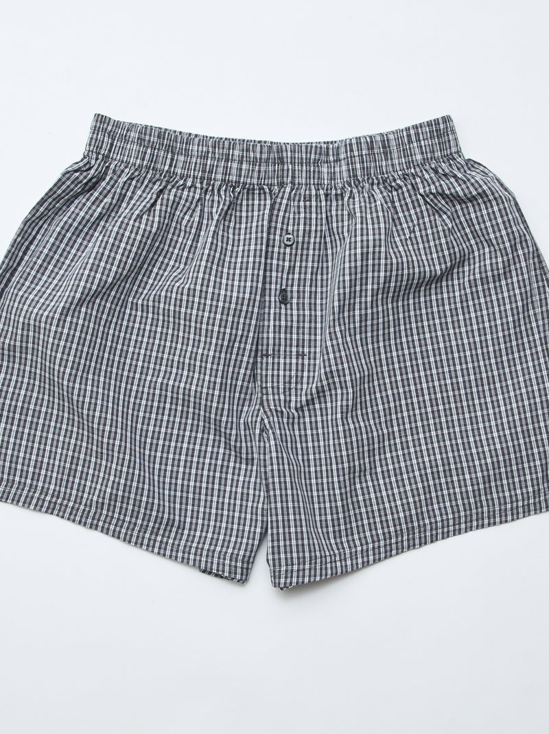 Pack de 5 calzoncillos de algodón Gris - Kiabi