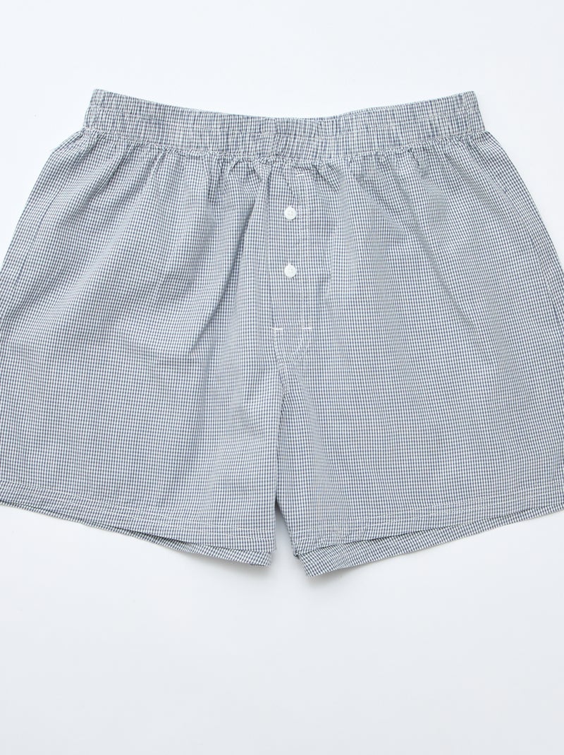 Pack de 5 calzoncillos de algodón Gris - Kiabi