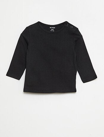 Pack de 5 camisetas lisas de manga larga