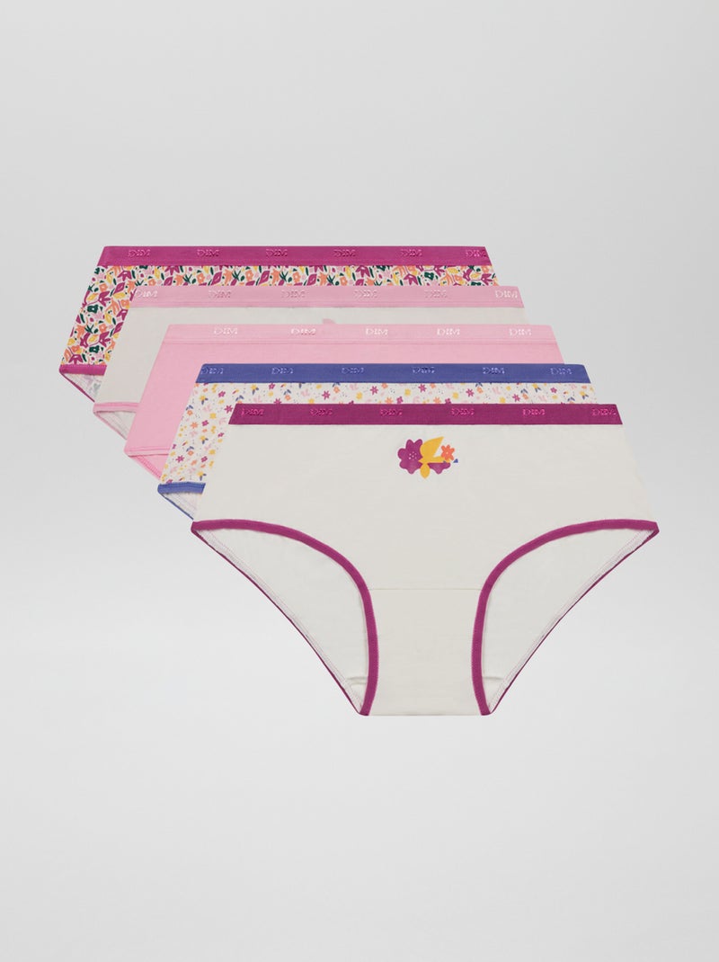 Pack de 5 culottes 'Dim' BLANCO - Kiabi