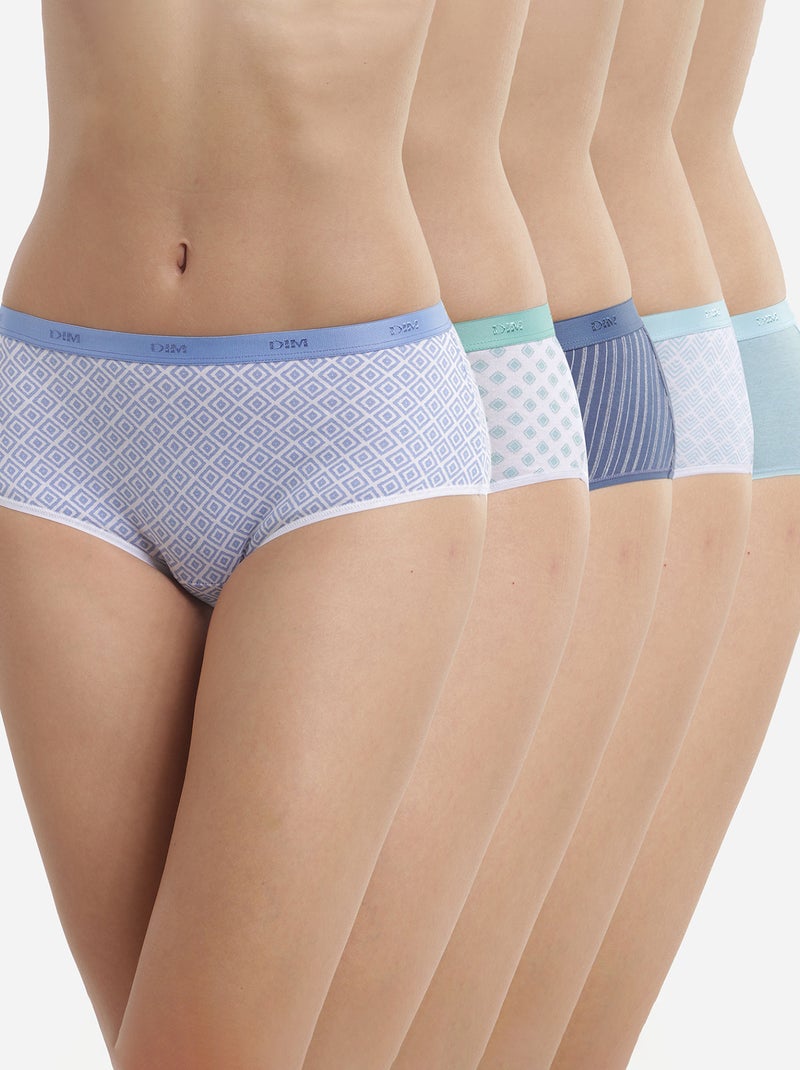 Pack de 5 culottes 'DIM pockets' AZUL - Kiabi