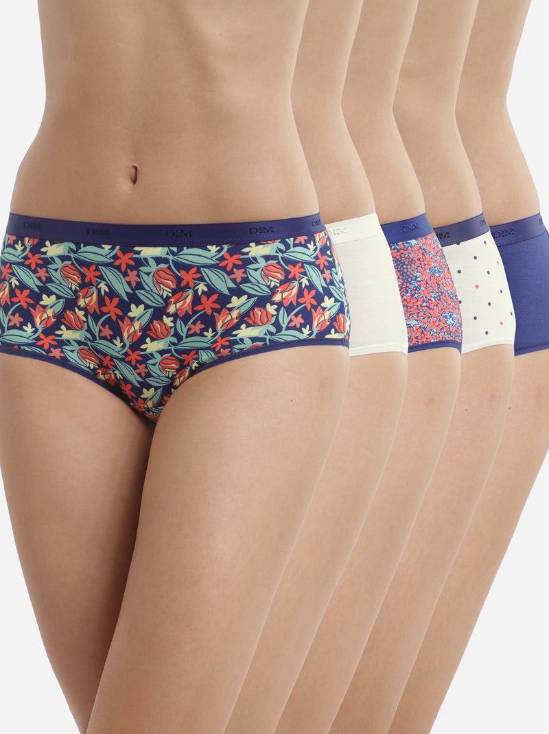 Pack de 5 culottes 'DIM pockets' AZUL - Kiabi