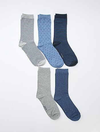 Pack de 5 pares calcetines fantasía