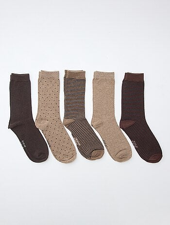 Pack de 5 pares calcetines fantasía