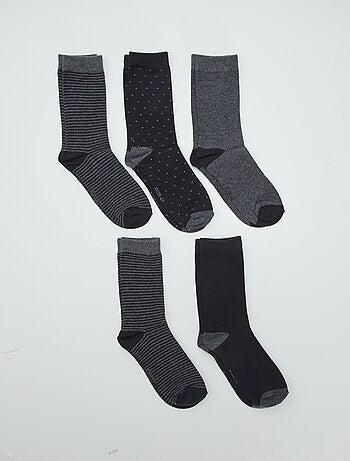 Pack de 5 pares calcetines fantasía
