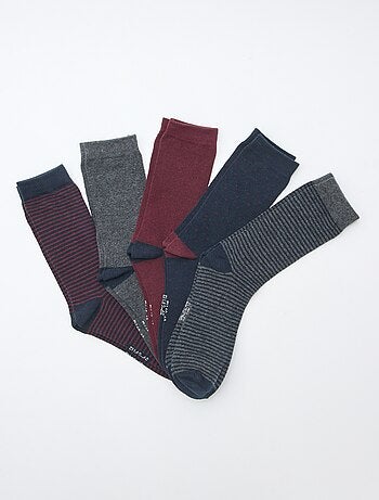 Pack de 5 pares calcetines fantasía