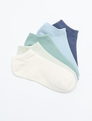 Pack de 5 pares calcetines invisibles