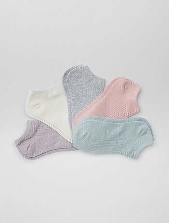 Pack de 5 pares calcetines invisibles