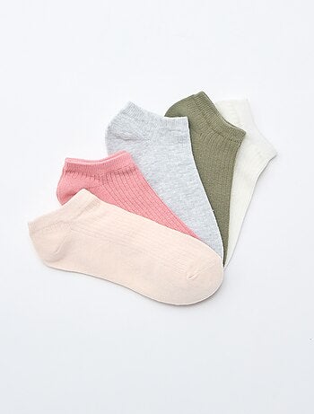 Pack de 5 pares calcetines invisibles