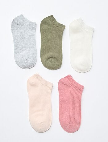 Pack de 5 pares calcetines invisibles