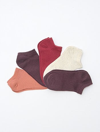 Pack de 5 pares calcetines invisibles