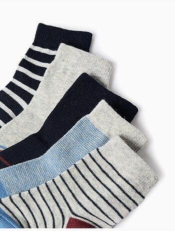 Pack de 5 pares de calcetines a rayas