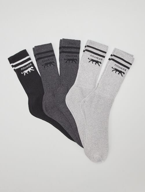 Pack de 5 pares de calcetines 'Airness' - Kiabi