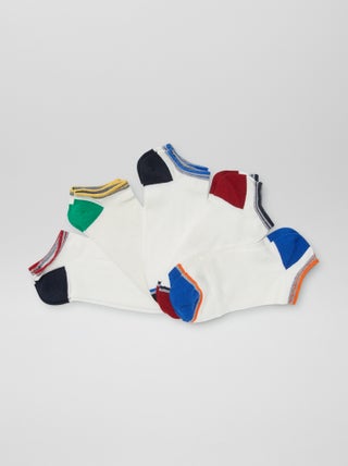 Pack de 5 pares de calcetines bajos deportivos