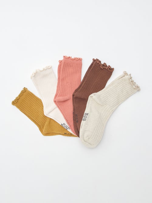 Pack de 5 pares de calcetines - Kiabi