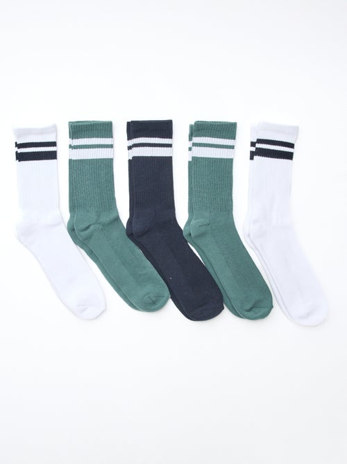 Pack de 5 pares de calcetines - Kiabi