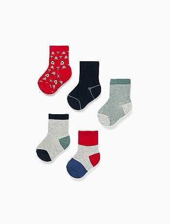 Pack de 5 pares de calcetines de fantasía