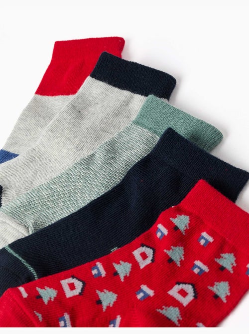 Pack de 5 pares de calcetines de fantasía - Kiabi