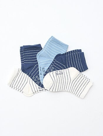 Pack de 5 pares de calcetines de punto elástico