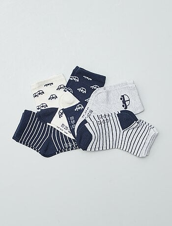 Pack de 5 pares de calcetines de punto elástico