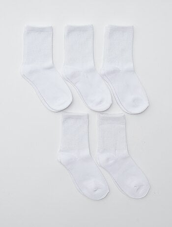 Pack de 5 pares de calcetines deportivos