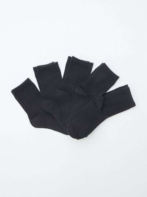 Pack de 5 pares de calcetines deportivos - Kiabi