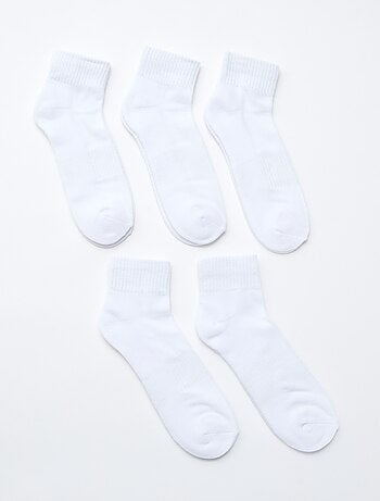 Pack de 5 pares de calcetines deportivos tobilleros