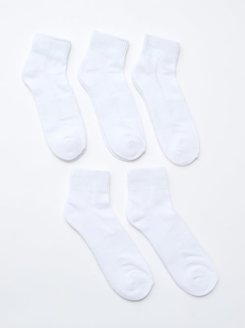 Pack de 5 pares de calcetines deportivos tobilleros - Kiabi