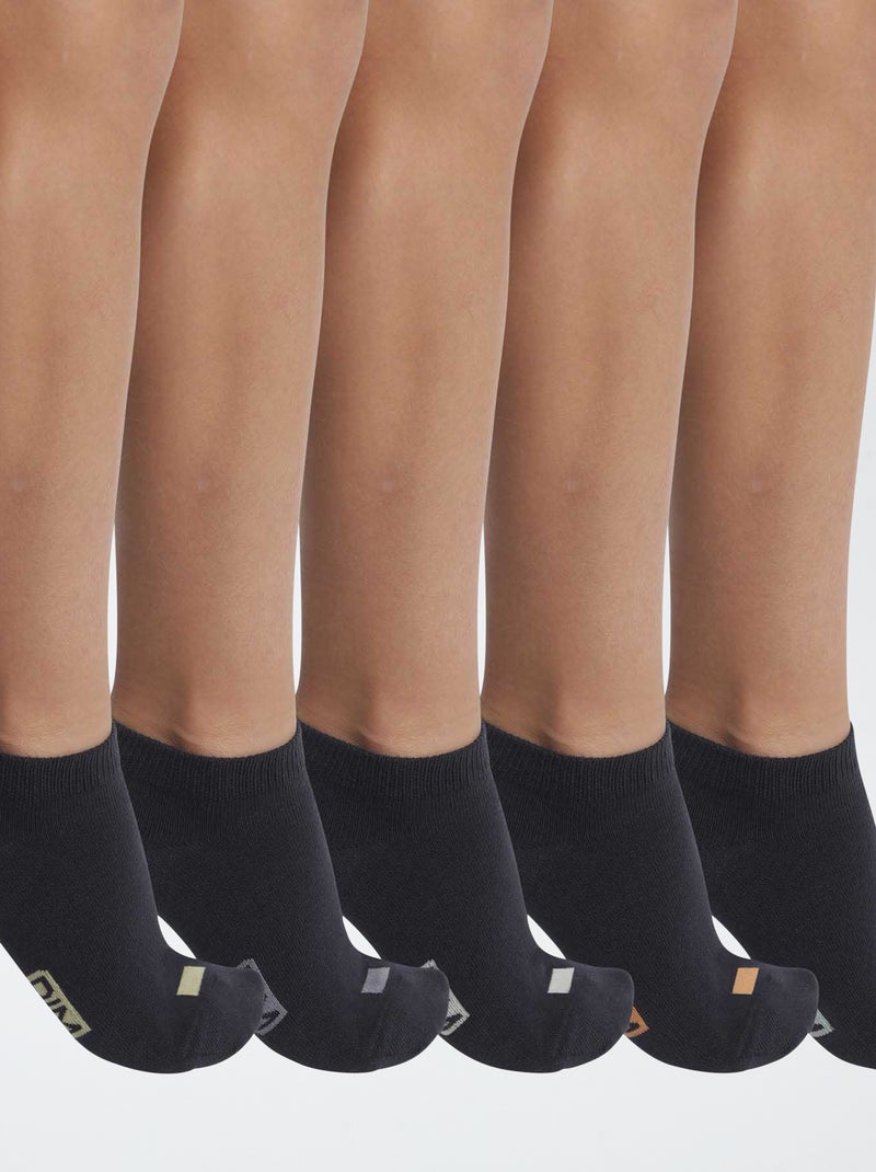 Pack de 5 pares de calcetines 'Dim' Azul - Kiabi