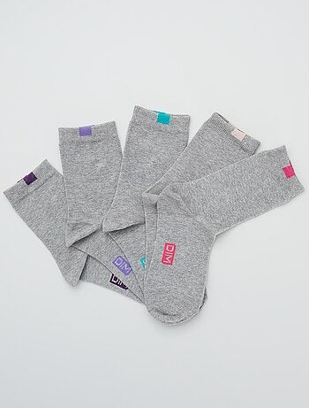 Pack de 5 pares de calcetines 'DIM' - Kiabi