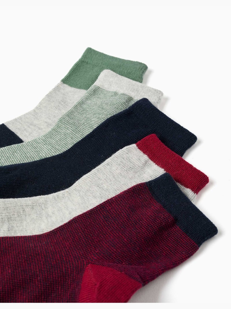 Pack de 5 pares de calcetines fantasía Multicolor - Kiabi