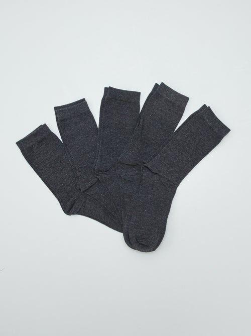 Pack de 5 pares de calcetines - Kiabi