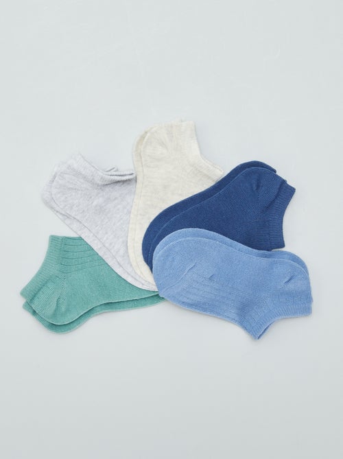Pack de 5 pares de calcetines invisibles - Kiabi