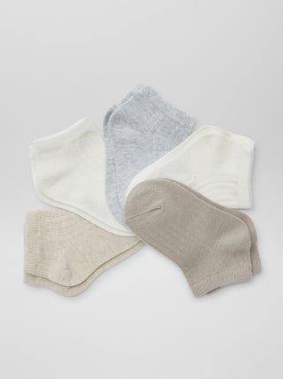Pack de 5 pares de calcetines invisibles