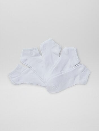 Pack de 5 pares de calcetines invisibles