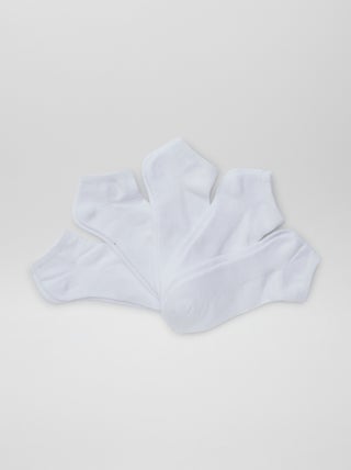Pack de 5 pares de calcetines invisibles