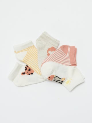 Pack de 5 pares de calcetines invisibles
