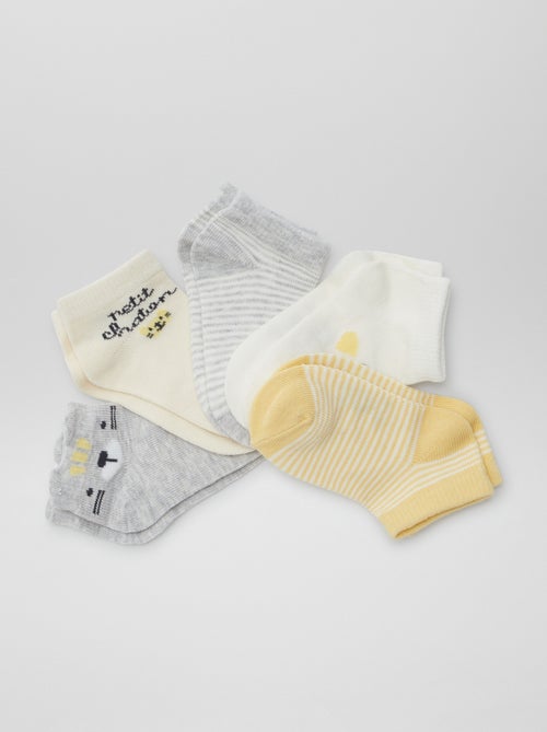 Pack de 5 pares de calcetines invisibles - Kiabi