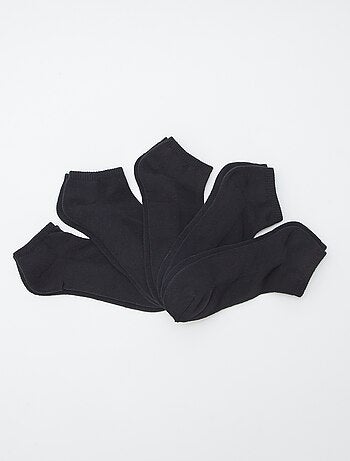 Pack de 5 pares de calcetines invisibles