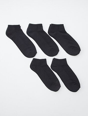 Pack de 5 pares de calcetines invisibles