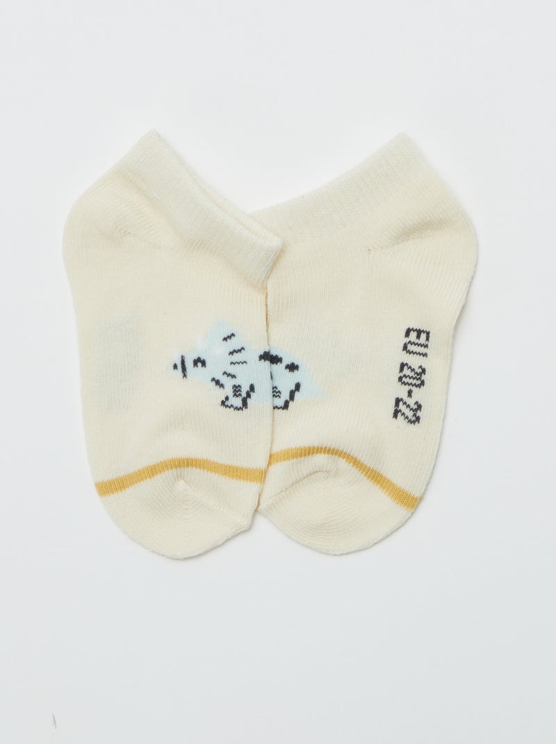 Pack de 5 pares de calcetines invisibles VERDE - Kiabi