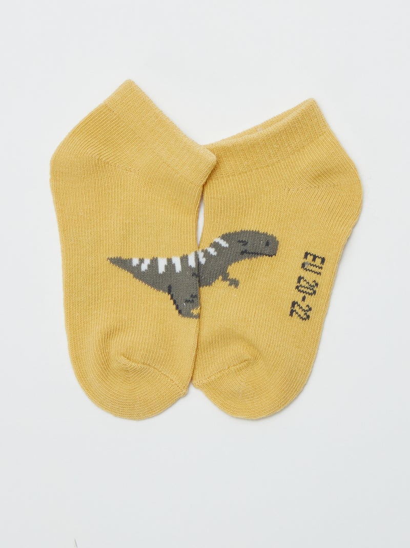 Pack de 5 pares de calcetines invisibles VERDE - Kiabi