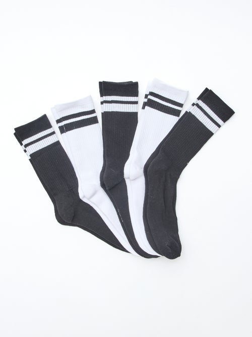 Pack de 5 pares de calcetines - Kiabi Pack de 5 pares de calcetines - Kiabi