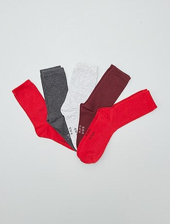 Pack de 5 pares de calcetines