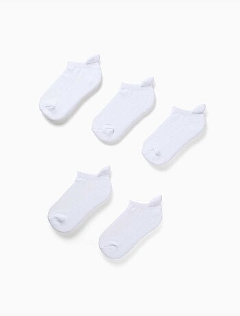 Pack de 5 pares de calcetines tobilleros deportivos