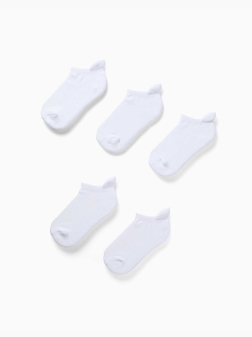 Pack de 5 pares de calcetines tobilleros deportivos - Kiabi Pack de 5 pares de calcetines tobilleros deportivos - Kiabi