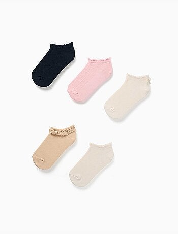 Pack de 5 pares de calcetines tobilleros mezclados