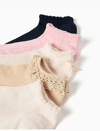 Pack de 5 pares de calcetines tobilleros mezclados