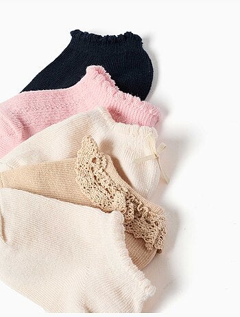 Pack de 5 pares de calcetines tobilleros mezclados