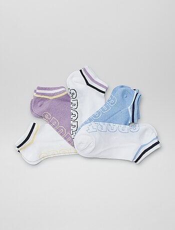 Pack de 5 pares de calcetines tobilleros